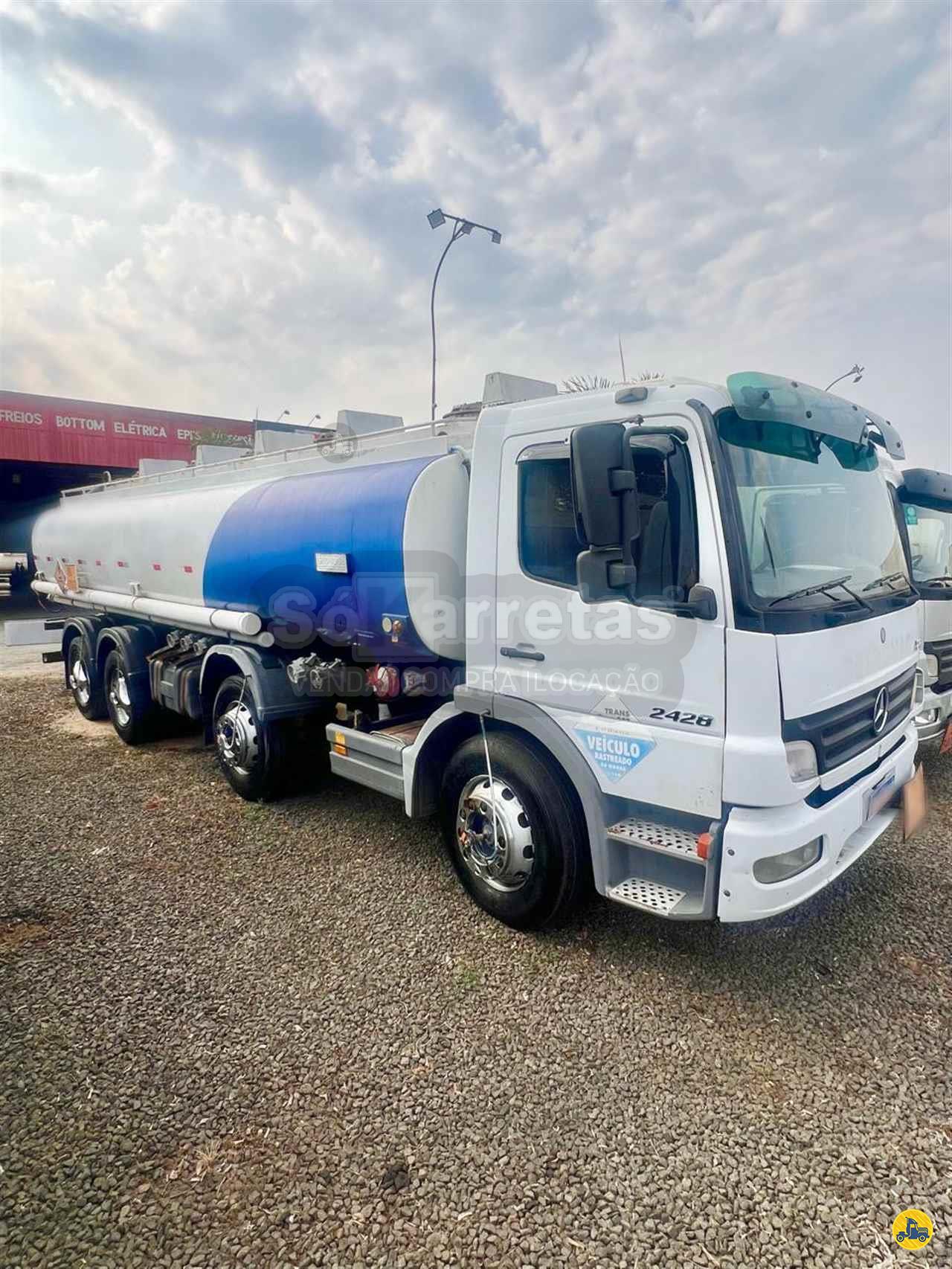 CAMINHAO MERCEDES-BENZ MB 2428 Tanque Aço BiTruck 8x2 SóKarretas PAULINIA SÃO PAULO SP